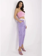 Kalhoty DHJ SP 8830.77 světle fialové