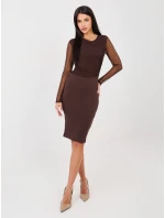 RV SD sukně A1058.71 tmavě hnědá