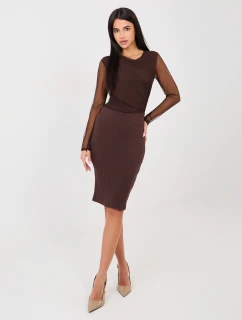 RV SD sukně A1058.71 tmavě hnědá