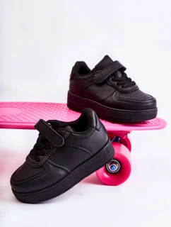 Dětská sportovní obuv se suchým zipem Černá Elike