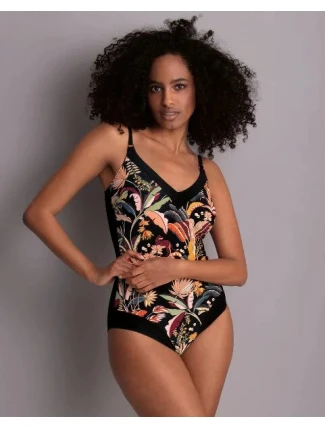 Jednodílné plavky 7725 M2 černo-žluté - Anita Jednodílné plavky 7725 M2 černo-žluté - Anita