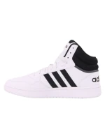 Pánské sportovní boty Hoops 3.0 Mid M GW3019 Bílá s černou - Adidas