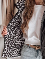 Dámská oboustranná přechodná bunda ZIBERKA černá FashionStreet TY4868