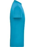 Daiber JN 1808 Pánské pracovní tričko z bio bavlny - Solid 02.1808 turquoise Daiber JN 1808 Pánské pracovní tričko z bio bavlny - Solid 02.1808 turquoise