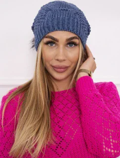 Sandra K210 denimová fleecová čepice