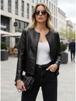 FashionStreet dámská černá bunda TY5565 FashionStreet dámská černá bunda TY5565