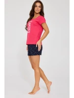 DÁMSKÉ PYŽAMO KR 628/333 GUMOVÁ KRÁLOVNA DÁMSKÉ PYŽAMO KR 628/333 GUMOVÁ KRÁLOVNA