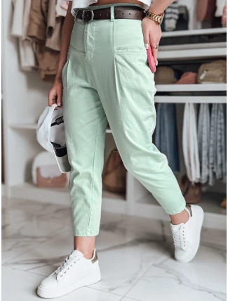 Dámské mint chinos kalhoty CHINOSKA FashionStreet UY2555