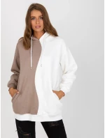 Mikina RV BL 8233.32X bílá béžová