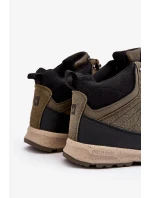 Dámské zateplené trekingové boty Khaki Big Star