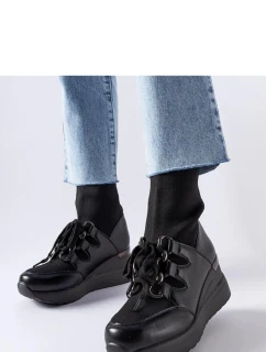 Boty na klínovém podpatku model 206574 Solea