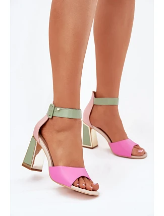 Sandály na podpatku  model 213924 Step in style