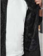 Pánský rozepínací svetr tmavě šedý FashionStreet WX2252z