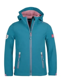 Trollkids Dívčí softshellová bunda Trollfjord Jacket Jr 175-334