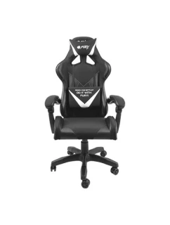 HERNÍ ŽIDLE FURY AVENGER L BLACK & WHITE NFF-1711