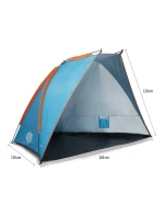 Plážový stan NILS CAMP NC8030 XXL modrý