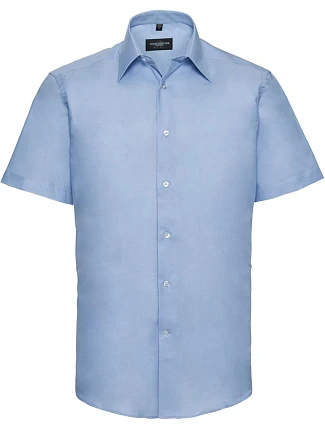 Russell Athletic 923M Košile Oxford s krátkým rukávem 11.923M oxford blue Russell Athletic 923M Košile Oxford s krátkým rukávem 11.923M oxford blue