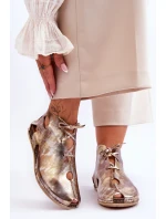 Světlé kožené boty Maciejka 03426-42 zlate Světlé kožené boty Maciejka 03426-42 zlate