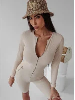 Dámský overal 277789 béžový - Ola Voga Dámský overal 277789 béžový - Ola Voga