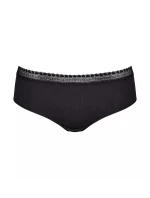 Dámské kalhotky GO Ribbed R Hipster C2P - BLACK - černé 0004 - SLOGGI