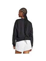 Dámská mikina adidas Animal Print 3-Stripes French Terry Sweatshirt black JM1835