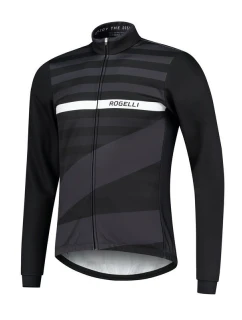 Rogelli zimní bunda STRIPE černá M