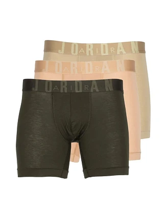 Pánské boxerky Air Jordan Flight Men's Modal Boxer Briefs, balení po 3 kusech, konopí – JM0621-X0L Pánské boxerky Air Jordan Flight Men's Modal Boxer Briefs, balení po 3 kusech, konopí – JM0621-X0L