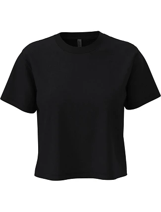 Next Level Apparel N 7610 Těžký dámský crop top 08.7610 black