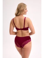 Dámská podprsenka Jovana 1313 Bordó - Gaia