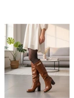 Kozačky na podpatku  model 221035 Solea