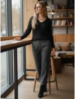 CANDIS dámský svetr černý FashionStreet MY1806