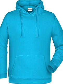 Daiber JN 796 Pánská mikina s kapucí 02.0796 turquoise