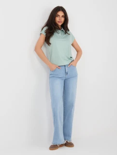 Tričko D17029M02856A pistácie