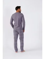 Pánské pyžamo ROY 1471 šedé - M-Max Pánské pyžamo ROY 1471 šedé - M-Max