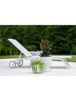 MILLY květináče na podstavci 24CM GREEN PINA dětské