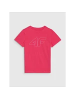 Dívčí tričko s potiskem 4F 4FJWSS25TTSHF2176-55S