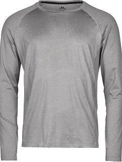 Tee Jays TJ 7022 Sportovní tričko CoolDry s dlouhým rukávem 18.7022 grey melange