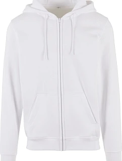 Build your Brand BY 012 Mikina s kapucí z těžké bavlny 56.0012 white
