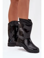 Dámské Holínky Se Stahováním Černé Kessia