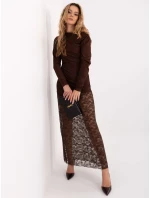 Šaty MI SK 3310.63 hnědé Šaty MI SK 3310.63 hnědé