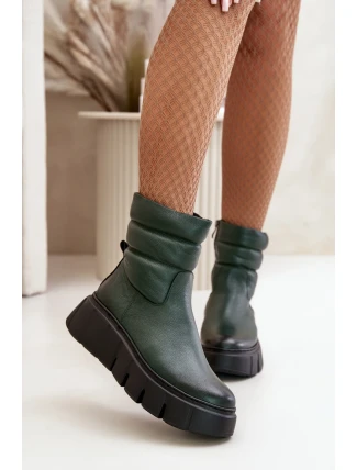 Boty na klínovém podpatku model 199279 Step in style Boty na klínovém podpatku model 199279 Step in style