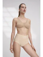 Dámské kalhotky Medium Shaping Series Highwaist Panty béžové - Triumph