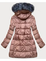 Dámská zimní prošívaná bunda starorůžová (7701) Dámská zimní prošívaná bunda starorůžová (7701)