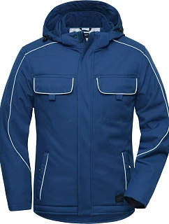 Daiber JN 886 Pracovní softshellová polstrovaná bunda - Solid 02.0886 dark royal
