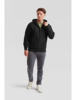 Fruit of the Loom Premium Hooded Sweat Jacket Mikina s kapucí 16.2034 black Fruit of the Loom Premium Hooded Sweat Jacket Mikina s kapucí 16.2034 black