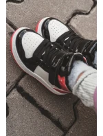 Dětské Sportovní Lakované Boty Růžovo-Bílé Milara