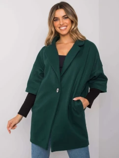 Dámský kabát CHA PL 0409.30x tmavě zelený