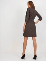 Dámské šaty LK SK 508352 1.38P tmavě šedá - FPrice Dámské šaty LK SK 508352 1.38P tmavě šedá - FPrice