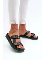 Dámské Sandály Na Ploché Podrážce ZAXY LL285073 Černé