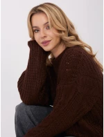 Jumper IN SW 33831.25 tmavě hnědý Jumper IN SW 33831.25 tmavě hnědý